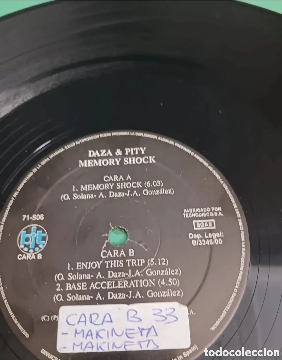 Disques de vinyle: Vinilo Daza & Pity / Memory Shock
