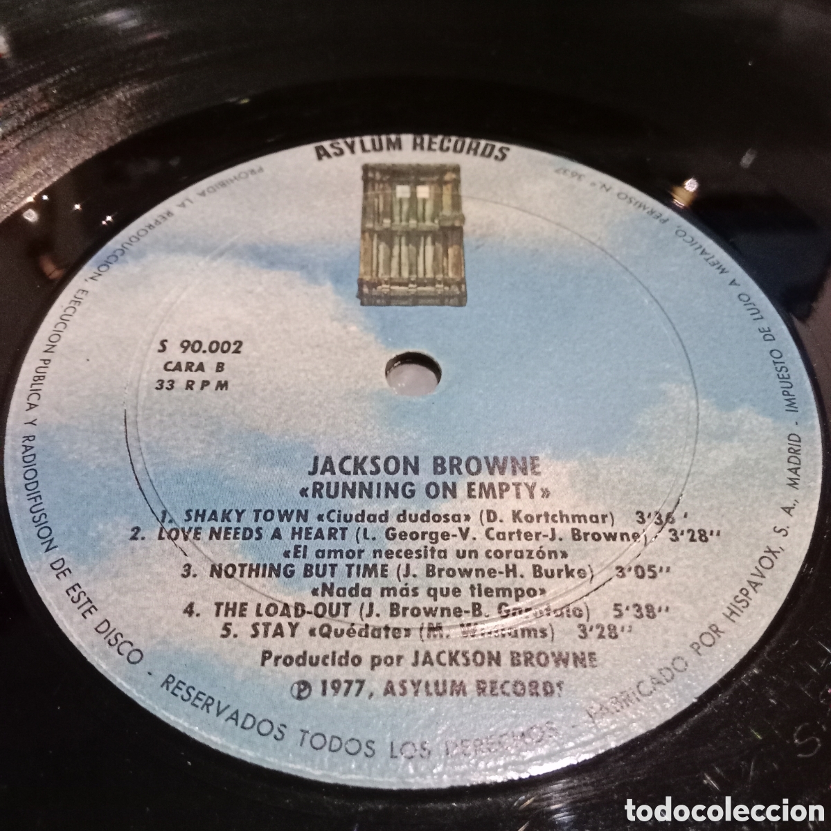 Discos de vinilo: JACKSON BROWNE - RUNNING ON EMPTY - LP - Foto 7