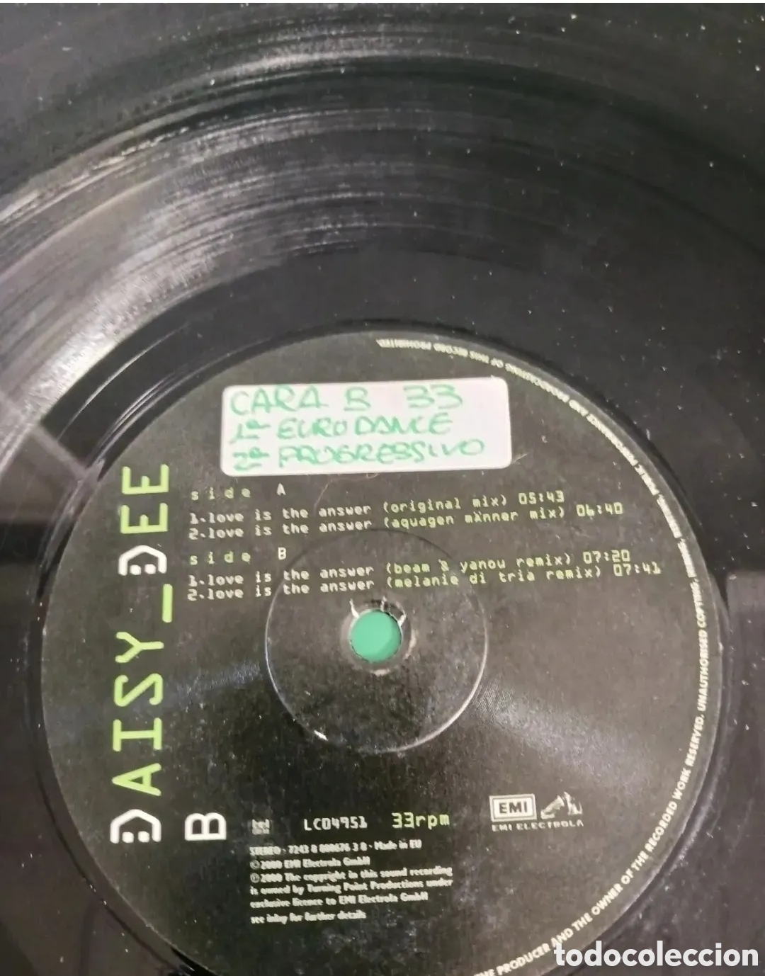 Discos de vinilo: Vinilo MarkOh Presents Daisy Dee / love Is the Answer - Foto 1