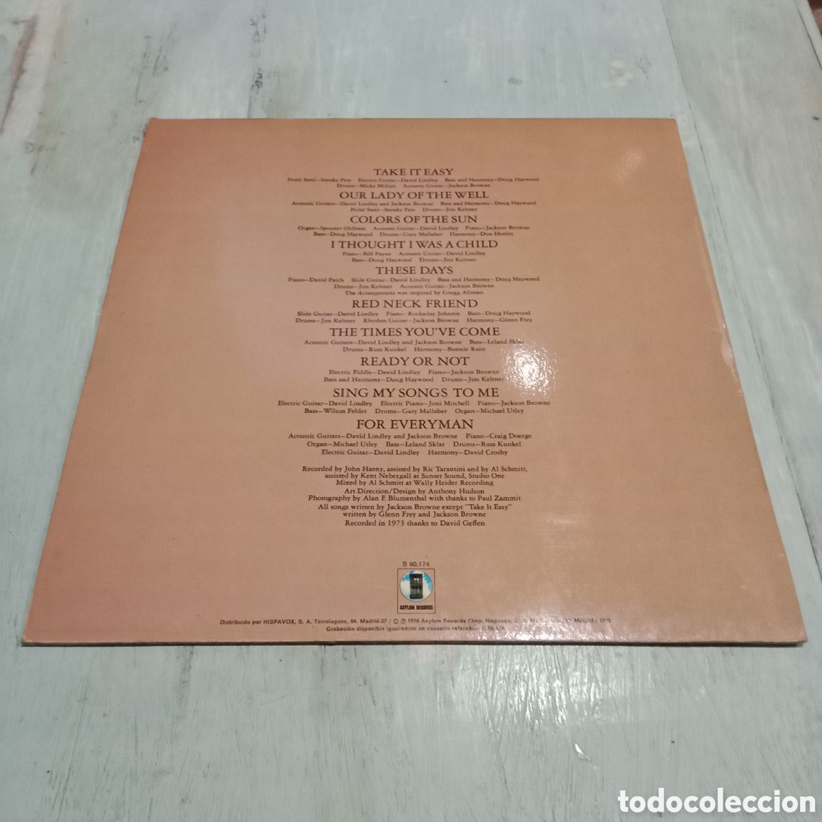 Discos de vinilo: JACKSON BROWNE - FOR EVERYMAN - LP - Foto 2