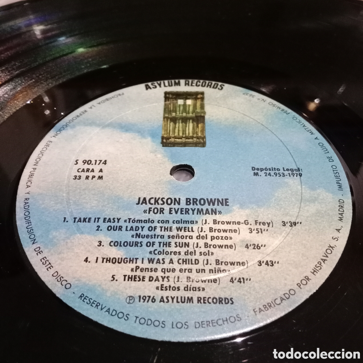 Discos de vinilo: JACKSON BROWNE - FOR EVERYMAN - LP - Foto 4