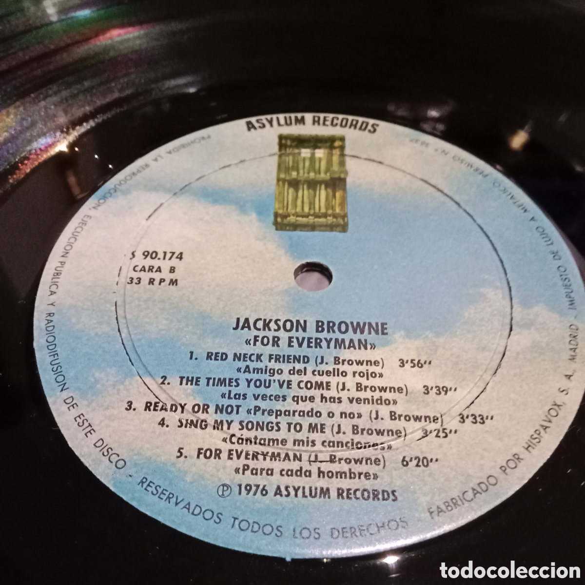 Discos de vinilo: JACKSON BROWNE - FOR EVERYMAN - LP - Foto 5
