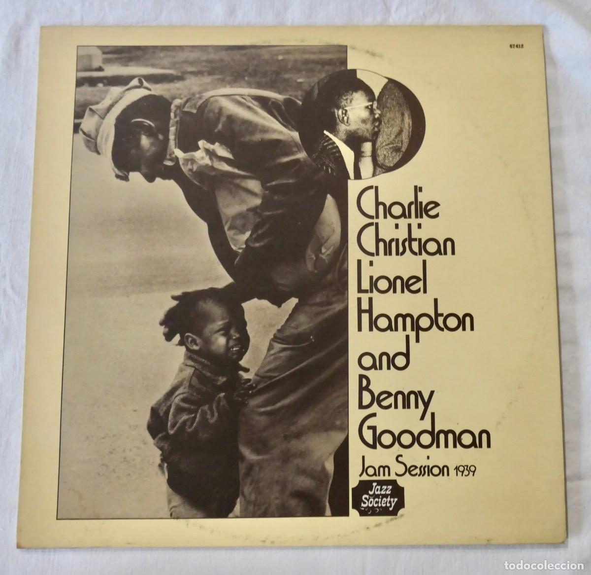 Discos de vinilo: CHARLIE CHRISTIAN, LIONEL HAMPTON, BENNY GOODMAN - JAM SESSION 1939 - VINILO LP JAZZ SOCIETY
