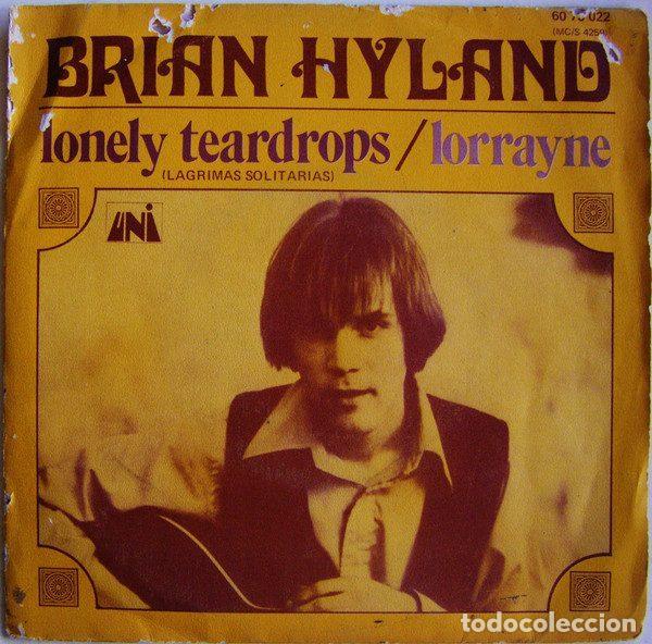 Vinyl records: Brian Hyland &ndash; Lonely Teardrops = Lagrimas Solitarias (Vinyl, UNI Records 60 73 022)