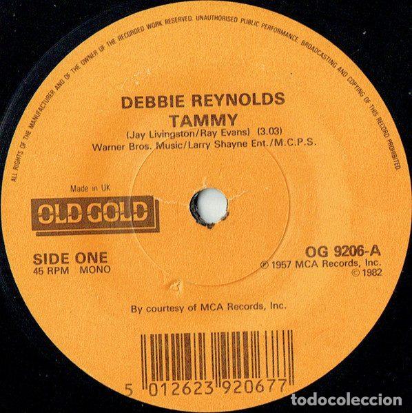 Vinyl records: Debbie Reynolds / Jane Morgan &ndash; Tammy / The Day The Rains Came (Vinyl, Old Gold OG 9206)