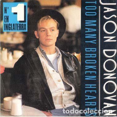 Vinyl records: Jason Donovan &ndash; Too Many Broken Hearts (Vinyl, Epic EPC 654825-7)