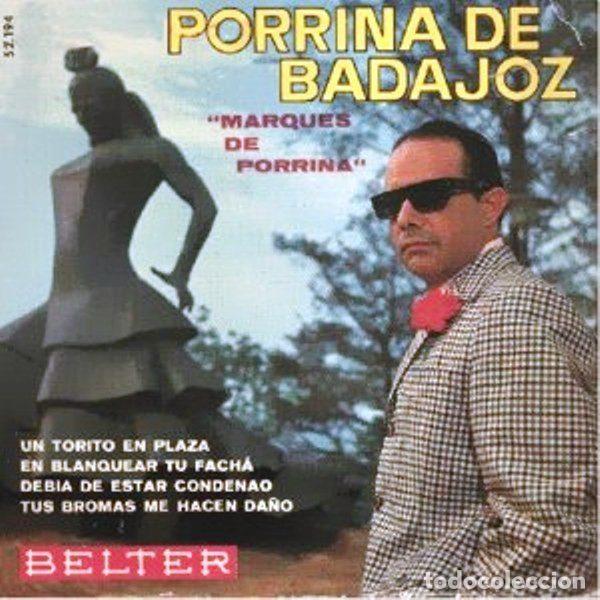 Disques de vinyle: Porrina De Badajoz &ndash; &rdquo;Marqu&eacute;s De Porrina&rdquo; (Vinyl, Belter 52.194)