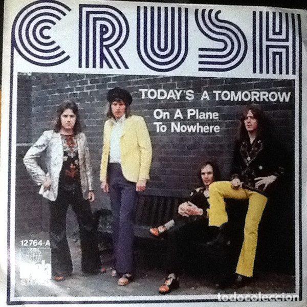 Discos de vinil: Crush &ndash; Today's A Tomorrow / On A Plane To Nowhere (Vinyl, Ariola 12764-A)