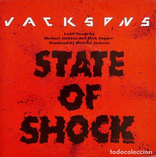 Discos de vinilo: Jacksons &ndash; State Of Shock (Vinyl, Epic EPCA 4431)