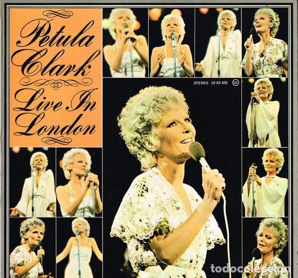 Discos de vinil: Petula Clark &ndash; Live In London (Vinyl, Polydor 23 83 303)