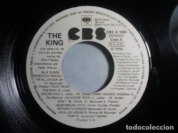 Discos de vinilo: Pete Willcox &ndash; The King (Vinyl, CBS CBS A 1669) - Foto 3