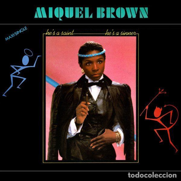 Vinyl records: Miquel Brown &ndash; He's A Saint, He's A Sinner (Vinyl, Carrere CRE A 12.4325)