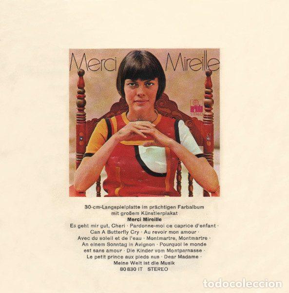 Discos de vinilo: Mireille Mathieu &ndash; Der Pariser Tango (Vinyl, Ariola 10 155 AT) - Foto 2