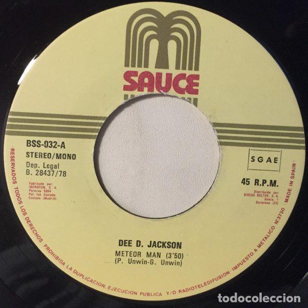 Discos de vinilo: Dee D. Jackson &ndash; Meteor Man (Vinyl, Sauce Internacional BSS-032) - Foto 3