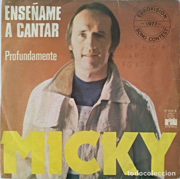 Vinyl records: Micky &ndash; Ense&ntilde;ame A Cantar (Vinyl, Ariola 17 510 A)