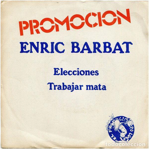 Vinyl records: Enric Barbat &ndash; Elecciones / Trabajar Mata (Vinyl, Ocre 00.040)