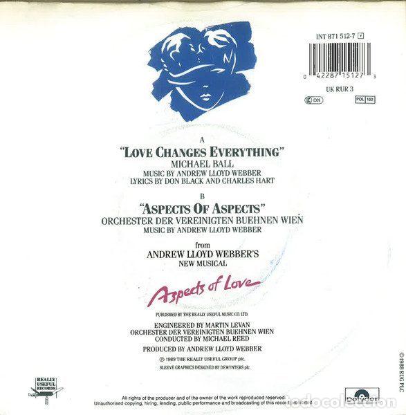 Discos de vinilo: Michael Ball &ndash; Love Changes Everything (Vinyl, Polydor 871 512-7) - Foto 2