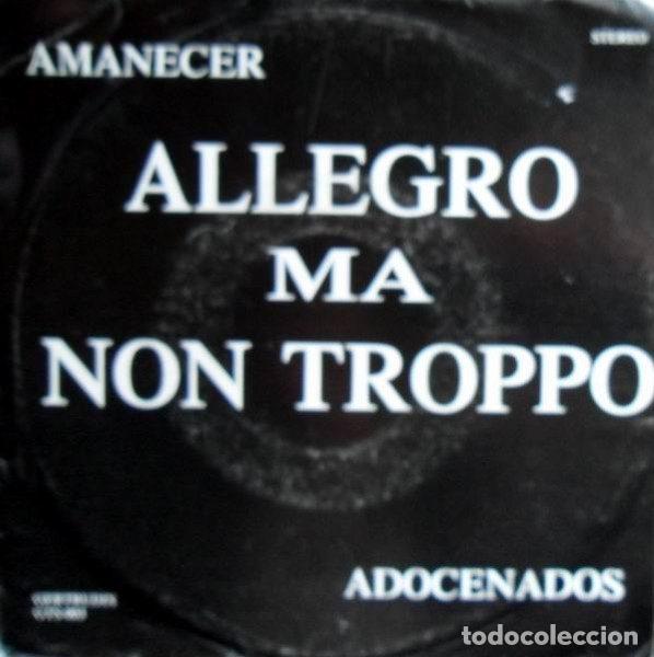 Vinyl records: Allegro Ma Non Troppo &ndash; Amanecer / Adocenados (Vinyl, Gertrudix Producciones Fonogr&aacute;ficas GTS-003)