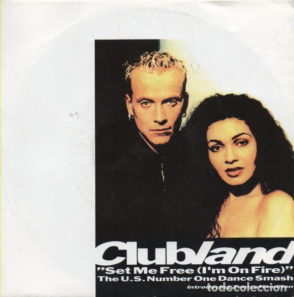 Disques de vinyle: Clubland Introducing Zemya Hamilton &ndash; Set Me Free (I'm On Fire) (Vinyl, EastWest 9031-77592-7)