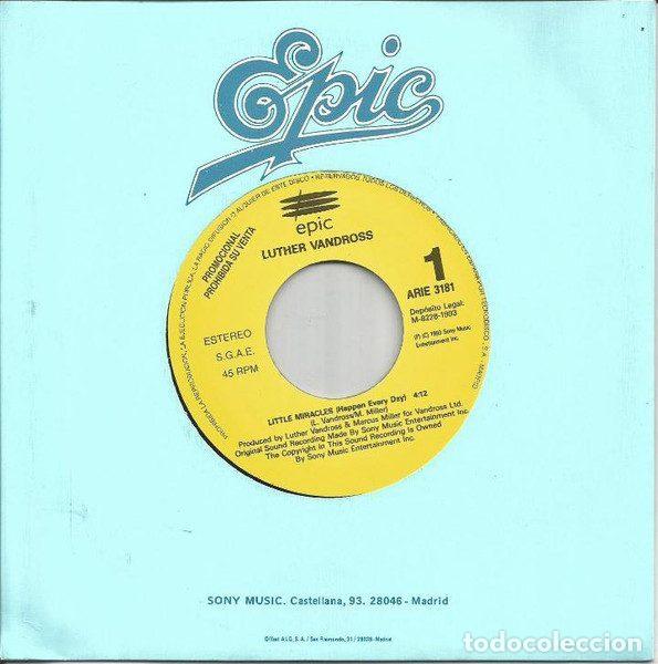 Vinyl records: Luther Vandross &ndash; Little Miracles (Vinyl, Epic ARIE 3181)