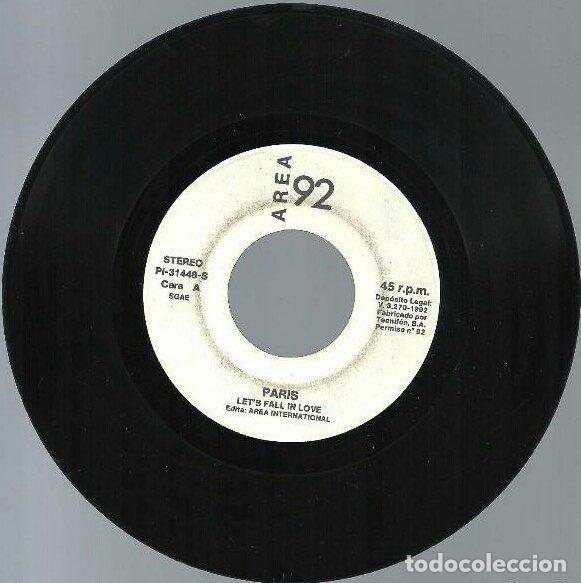 Discos de vinilo: Paris &ndash; Let's Fall In Love (Vinyl, Area International PI-31448-S)