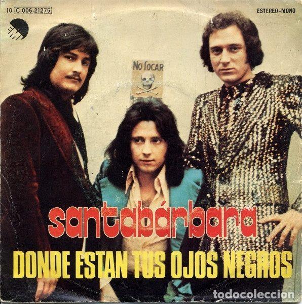 Discos de vinil: Santab&aacute;rbara &ndash; Donde Est&aacute;n Tus Ojos Negros (Vinyl, EMI 10 C006-21.275)