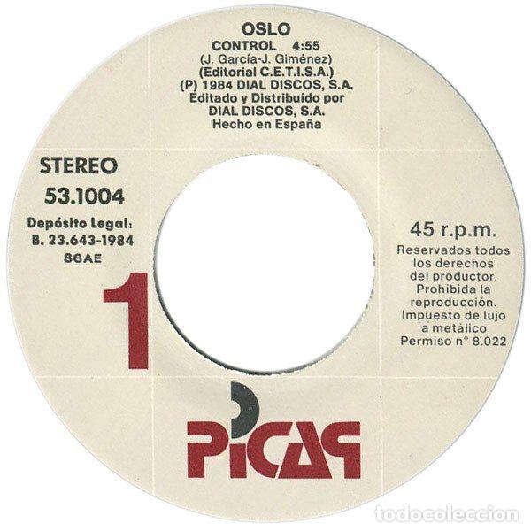 Discos de vinilo: Oslo &ndash; Control (Vinyl, Picap 53 1004) - Foto 3