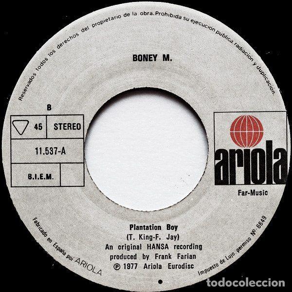 Discos de vinilo: Boney M. &ndash; Belfast (Vinyl, Ariola 11.537 -A) - Foto 3