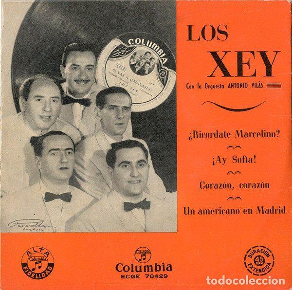 Disques de vinyle: Los Xey &ndash; &iquest;Ricordate Marcelino? (Vinyl, Columbia ECGE 70429)