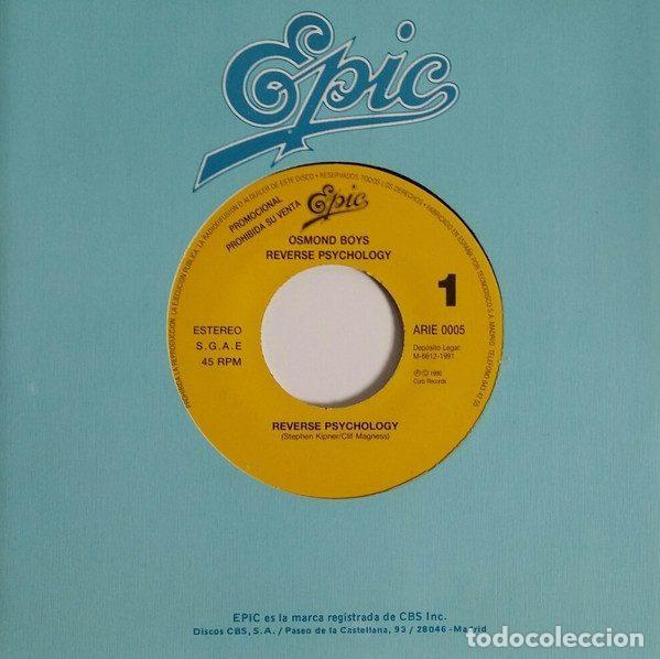 Dischi in vinile: Osmond Boys &ndash; Reverse Psychology (Vinyl, Epic ARIE 0005)