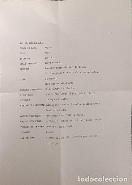 Discos de vinilo: Cris &ndash; Estamos A Solas (Vinyl, WEA 248000-7) - Foto 8
