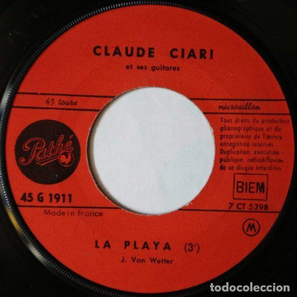 Dischi in vinile: Claude Ciari Et Ses Guitares &ndash; La Playa / Blowin' In The Wind (Vinyl, Path&eacute; 45 G 1911)