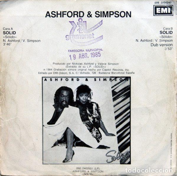 Discos de vinilo: Ashford & Simpson &ndash; Solid (Vinyl, Capitol Records 006-2004247) - Foto 2