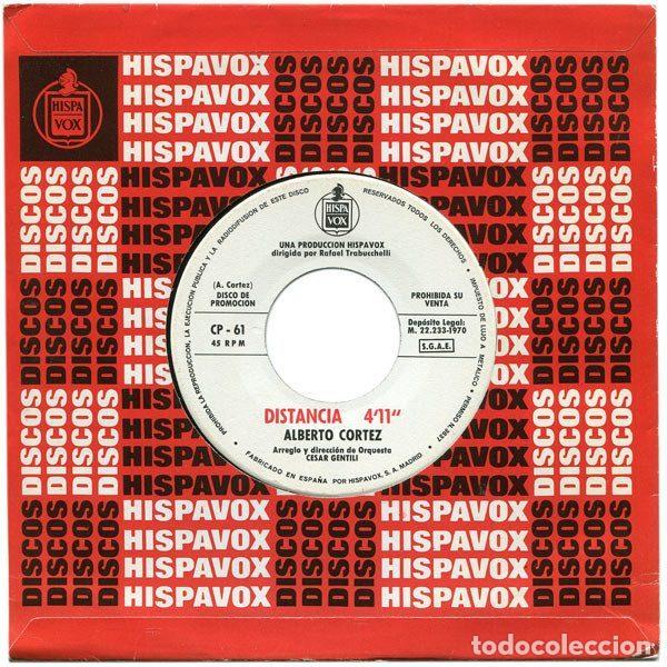 Vinyl-Schallplatten: Alberto Cortez &ndash; Distancia (Vinyl, Hispavox CP-61)