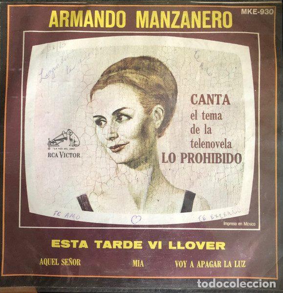 Disques de vinyle: Armando Manzanero Y Orquesta De Magallanes &ndash; Esta Tarde Vi Llover / Aquel Se&ntilde;or / M&iacute;a / Voy A...