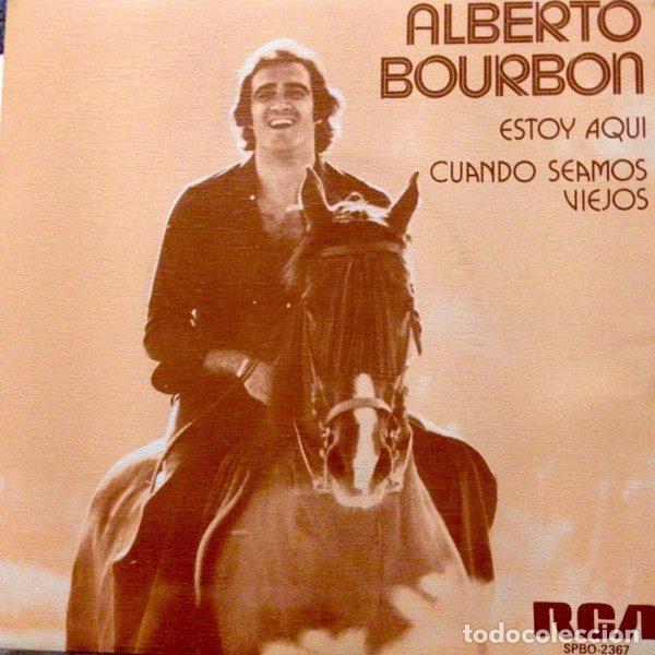 Disques de vinyle: Alberto Bourbon &ndash; Estoy Aqu&iacute; / Cuando Seamos Viejos (Vinyl, RCA Victor SPBO-2367)