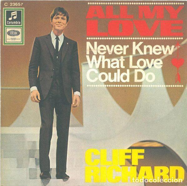 Dischi in vinile: Cliff Richard &ndash; All My Love (Vinyl, Columbia C 23 657)