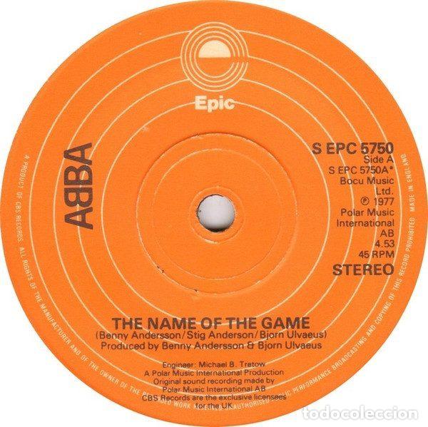 Vinyl-Schallplatten: ABBA &ndash; The Name Of The Game (Vinyl, Epic S EPC 5750)
