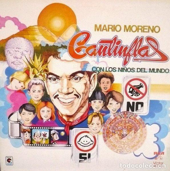 Disques de vinyle: Mario Moreno Cantinflas &ndash; Con Los Ni&ntilde;os Del Mundo (Vinyl, RCA Victor 72751)