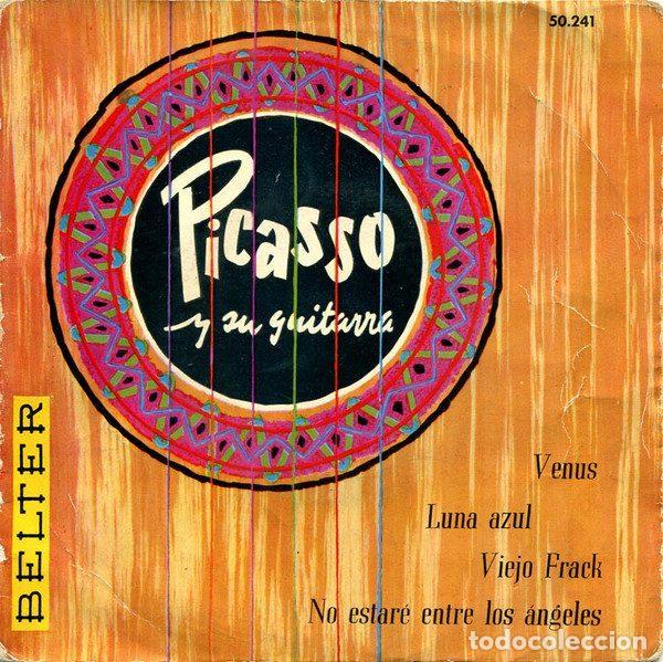 Discos de vinilo: Marcello Picasso y Su Guitarra &ndash; Venus / Luna Azul / Viejo Frack / No Estare Entre Los Angeles...