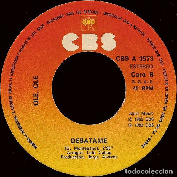 Discos de vinilo: Ole Ole &ndash; Dame (Vinyl, CBS CBS A 3573) - Foto 4