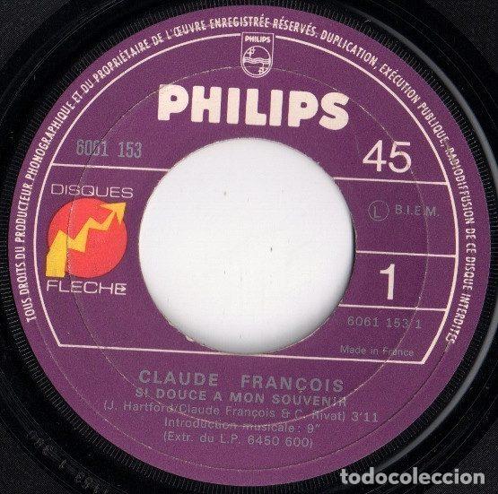 Discos de vinil: Claude Fran&ccedil;ois &ndash; Si Douce A Mon Souvenir (Vinyl, Philips 6061 153)