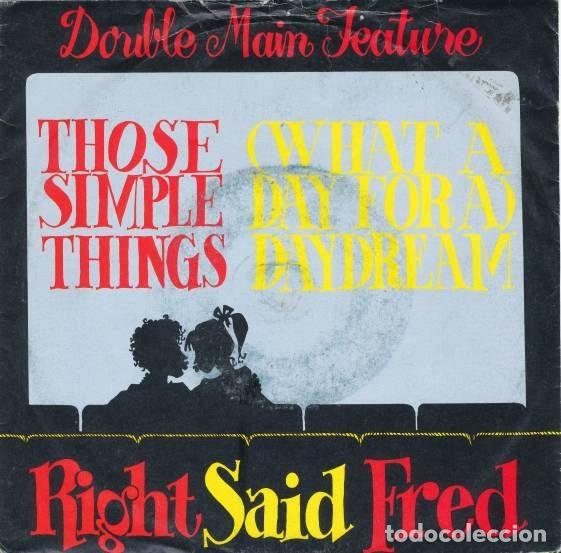 Vinyl-Schallplatten: Right Said Fred &ndash; Those Simple Things / (What A Day For A) Daydream (Vinyl, Tug Records SNOG 4)