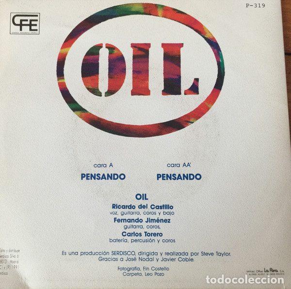 Discos de vinilo: Oil &ndash; Pensando (Vinyl, CFE P-319) - Foto 2