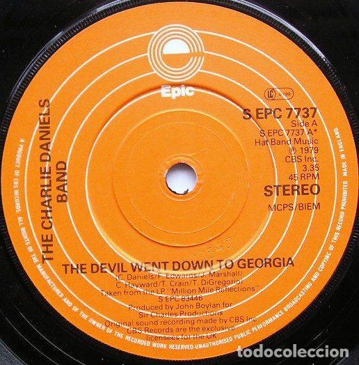 Discos de vinil: The Charlie Daniels Band &ndash; The Devil Went Down To Georgia (Vinyl, Epic S EPC 7737)