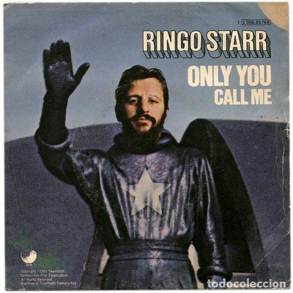 Vinyl-Schallplatten: Ringo Starr &ndash; Only You / Call Me (Vinyl, Apple Records 1 J 006-05764)
