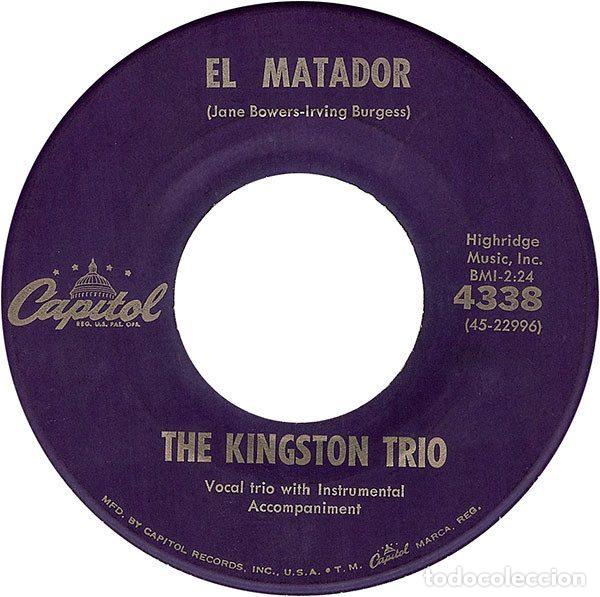 Dischi in vinile: The Kingston Trio &ndash; El Matador (Vinyl, Capitol Records 4338)