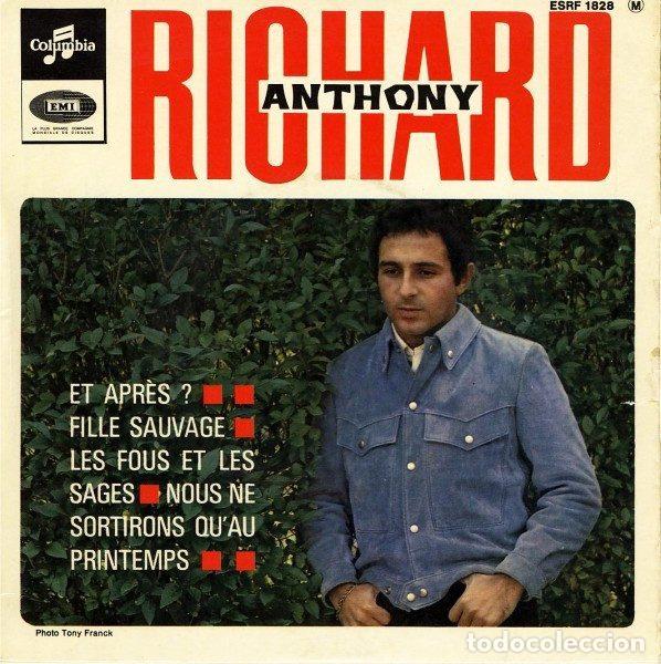 Discos de vinilo: Richard Anthony &ndash; Fille Sauvage (Vinyl, Columbia ESRF 1828)