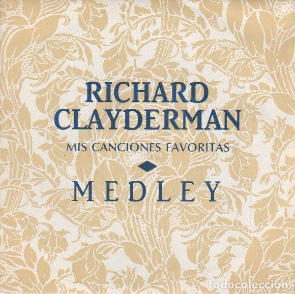 Discos de vinil: Richard Clayderman &ndash; Mis Canciones Favoritas - Medley (Vinyl, WEA 1.409)