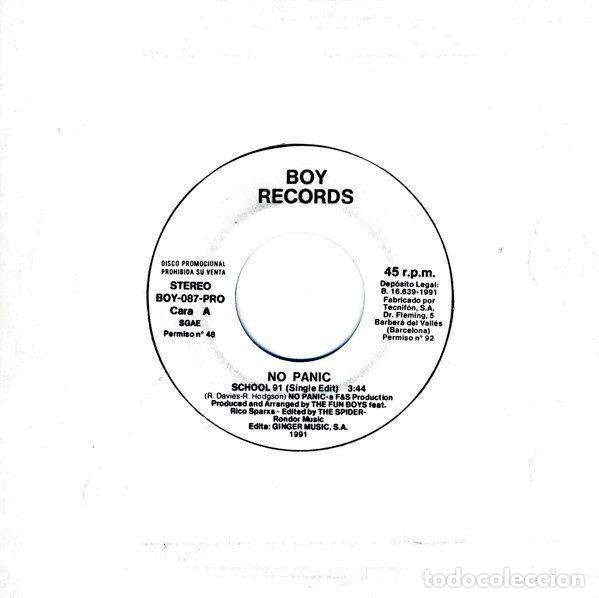 Disques de vinyle: No Panic &ndash; School 91 (Vinyl, Boy Records BOY 087-PRO)